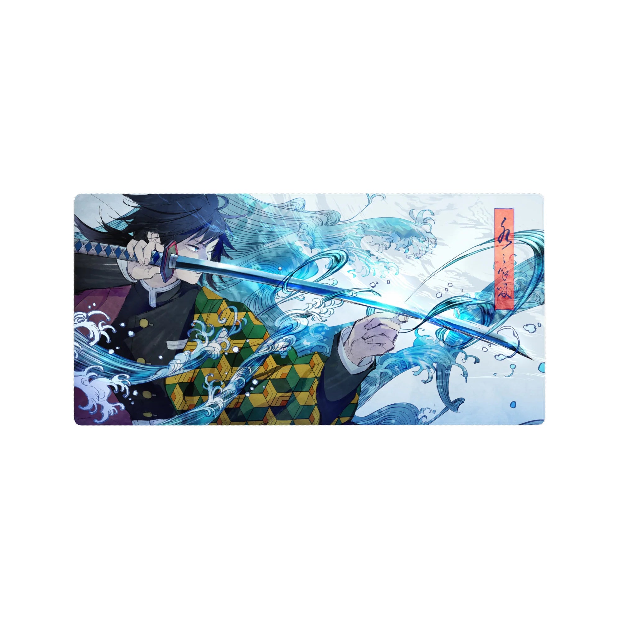 Demon Slayer Deskmat | Mousepad | Deskpad - Water Hashira Surge - AniChan