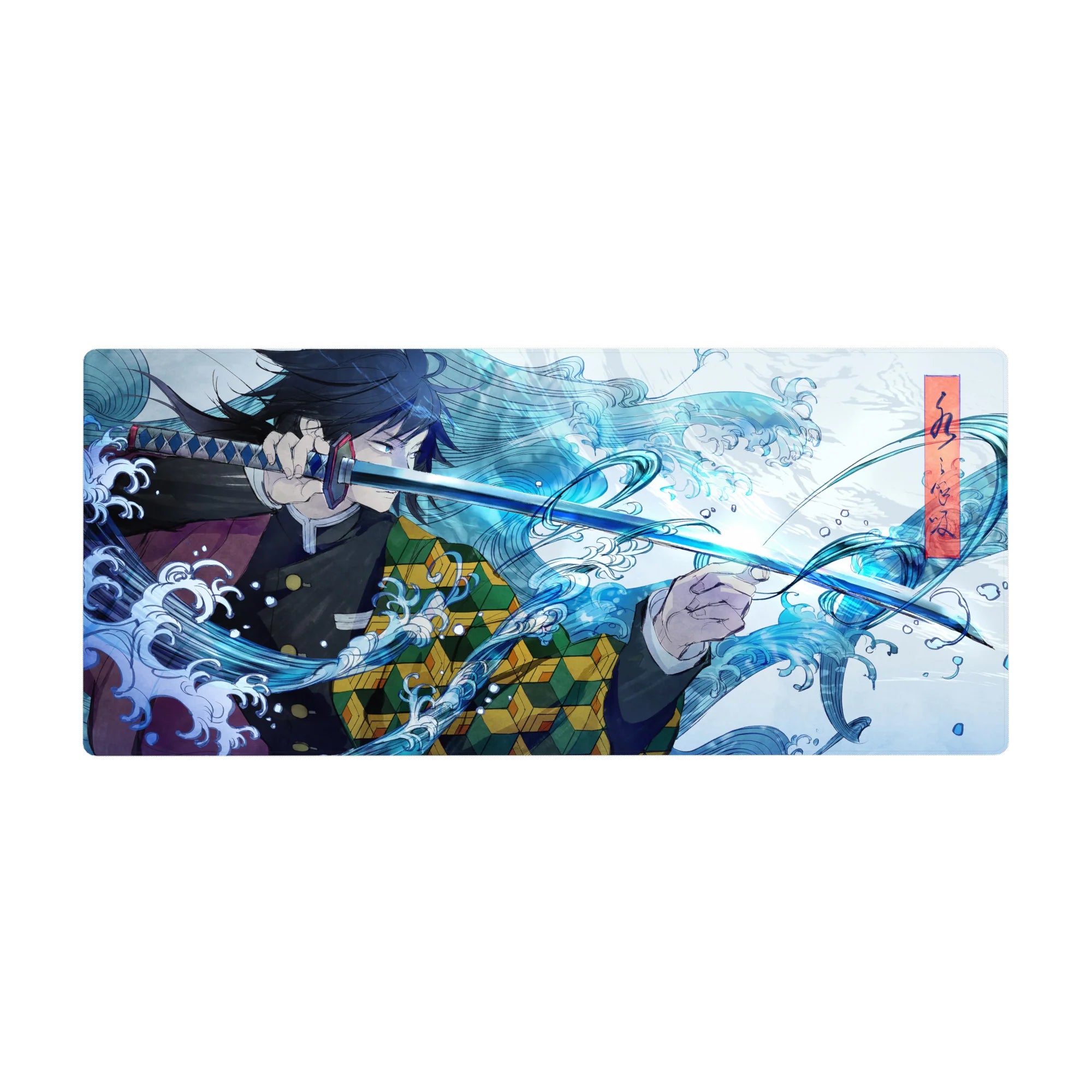 Demon Slayer Deskmat | Mousepad | Deskpad - Water Hashira Surge - AniChan