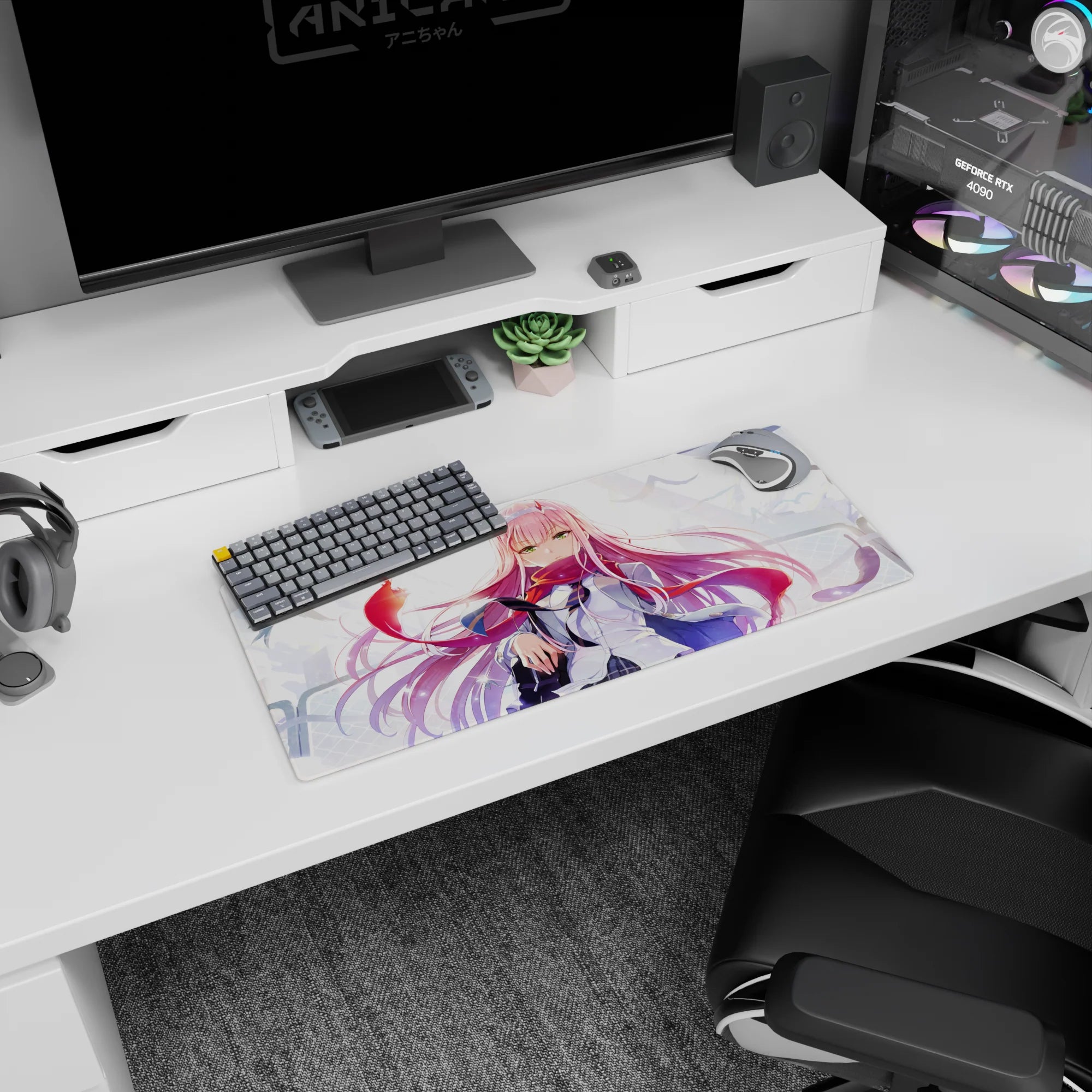 Darling In The Franxx - Anime Mouse Pad and Desk Pad - Scarlet Dominion - AniChan