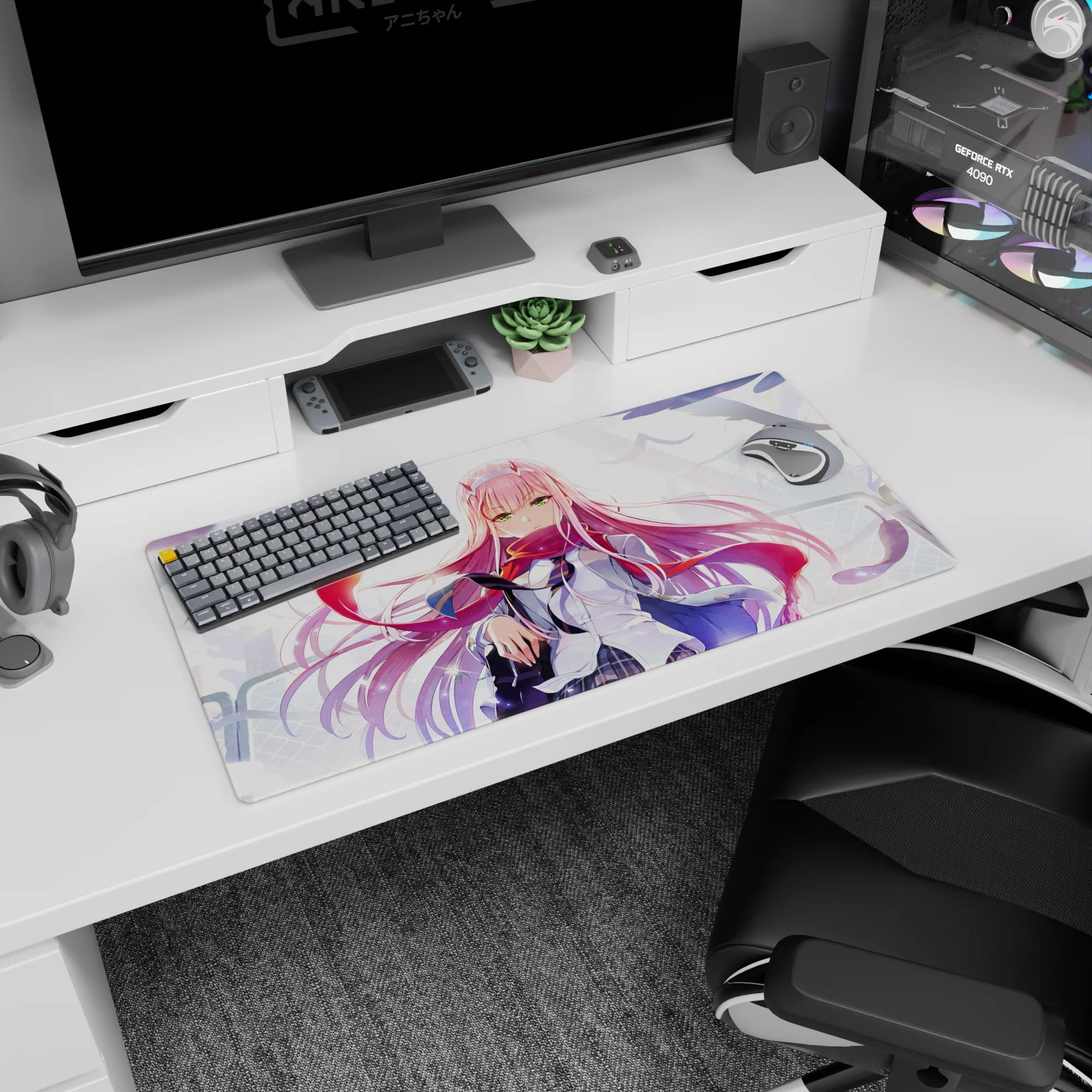 Darling In The Franxx - Anime Mouse Pad and Desk Pad - Scarlet Dominion - AniChan